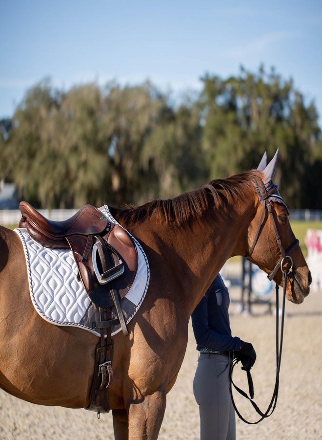 Equinavia Nord Ear Net - Gray/Black - Horse - Image 3